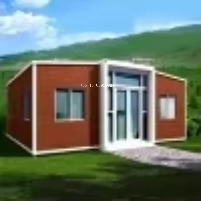 40ft Luxury Prefabricated Module Home Shipping Living Expandable Container Houses with Bathroom and Kitchen for Sale