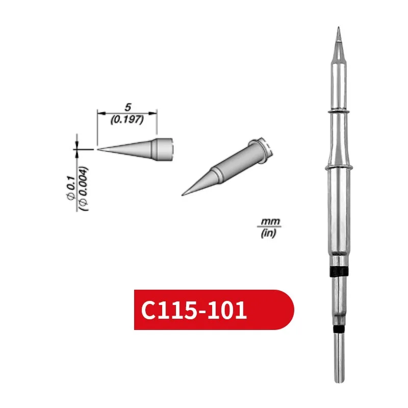 C115-101 Tips Compatible for JBC NASE/NANE NT115 SOGUN AIFEN AIXUN Soldering Station Handle