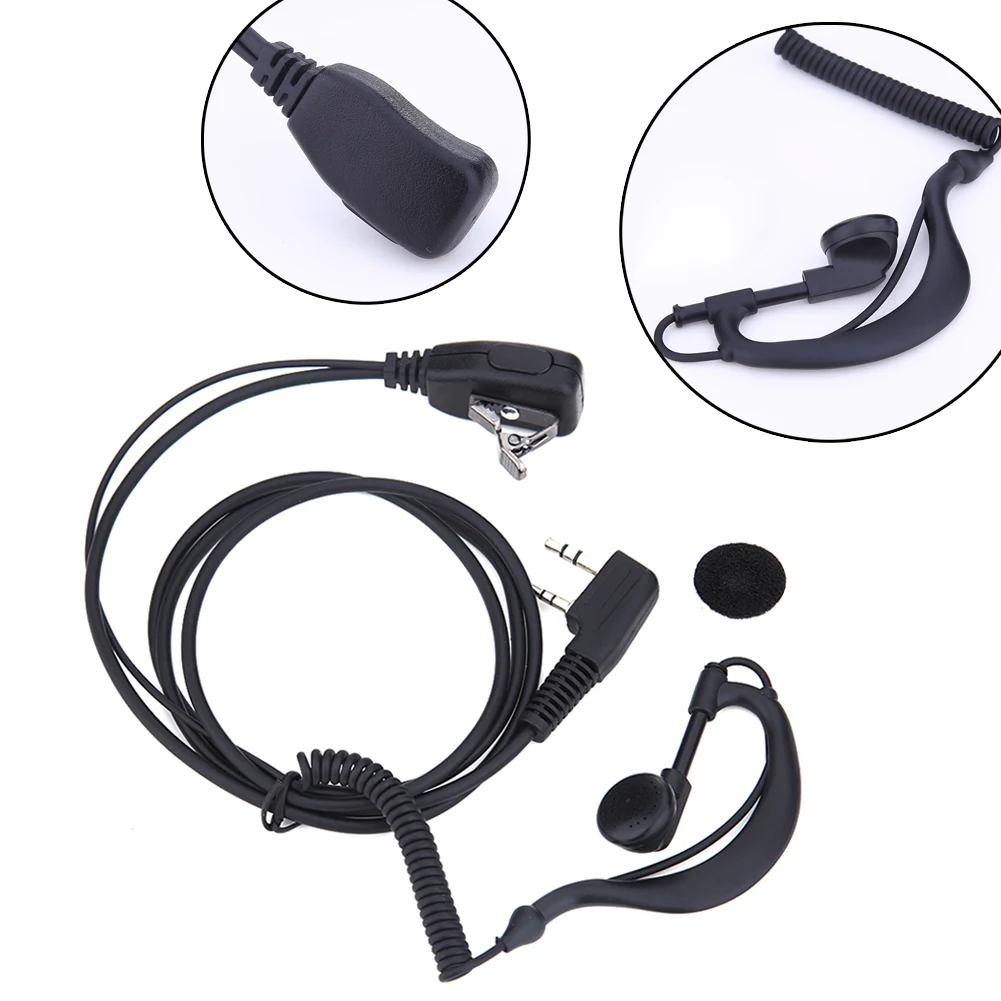 Practical Tube Earpiece Headset for BAOFENG UV5R for KENWOOD Anti-noise Radiation-proof Earphone Accessories