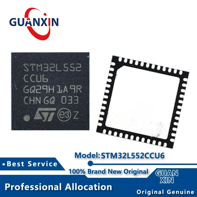 

100% New Electronic Marking STM32L552CCU6 UFQFPN-48 STM32L552
