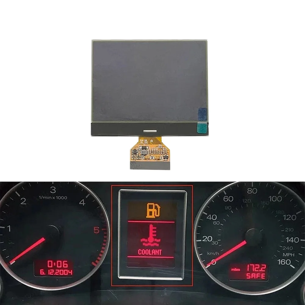 LCD Display Screen For Audi A4 B6 B7 2002-2008 Dashboard Instrument Cluster