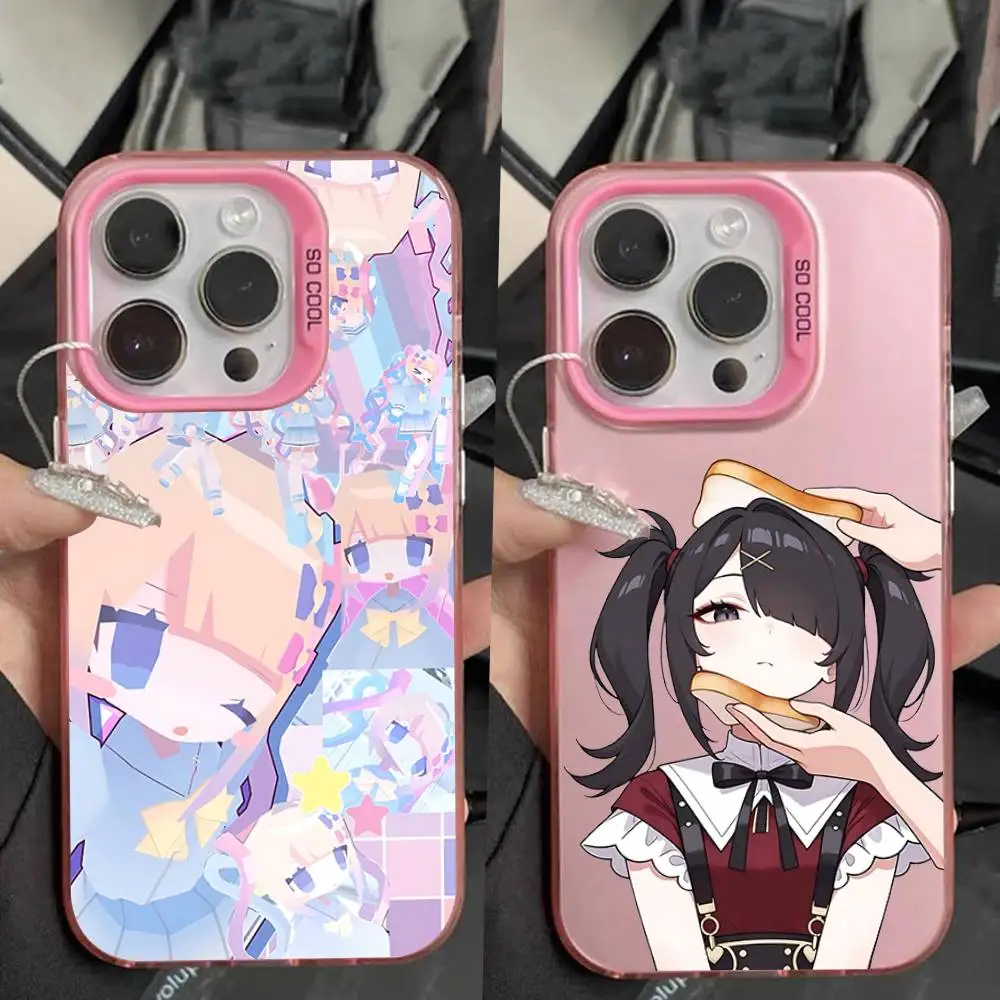 

N-Needy Girl O-Overdose Streamer Phone Case For iPhone 16,15,14,13,12,11,Pro,Max,Plus,Mini,XS,SE Anti Fall Pink Matte Cover