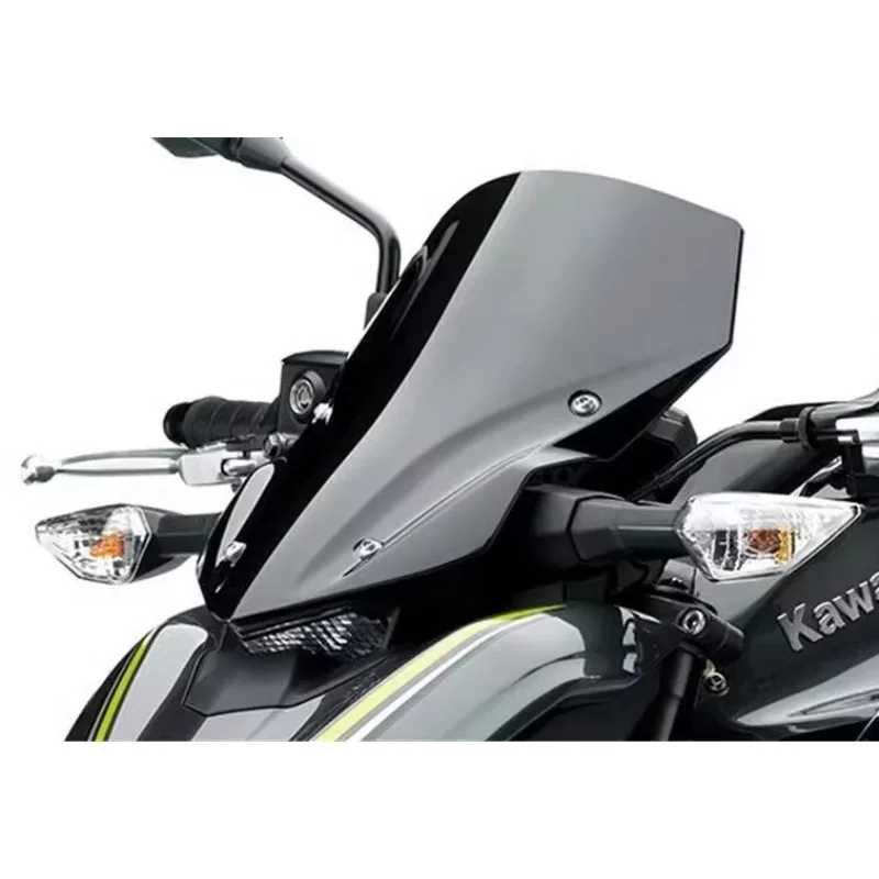 

Z900 17-18 Motorcycle High Quality Windshield WindScreen Smoke Black Screen W/ Bracket Accessories For Kawasaki Z900 2017 2018