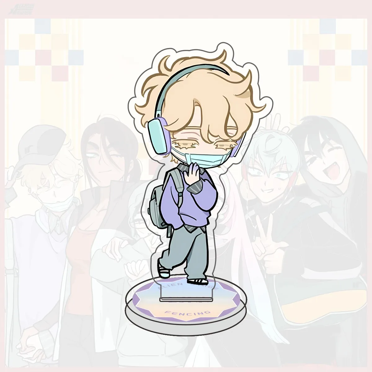 أنيمي الغريبة المرحلة إيفان و تيل هدية دمى أشكال الاكريليك حامل نموذج عمل الشكل حلية اكسسوارات نماذج سطح المكتب الحلي #4