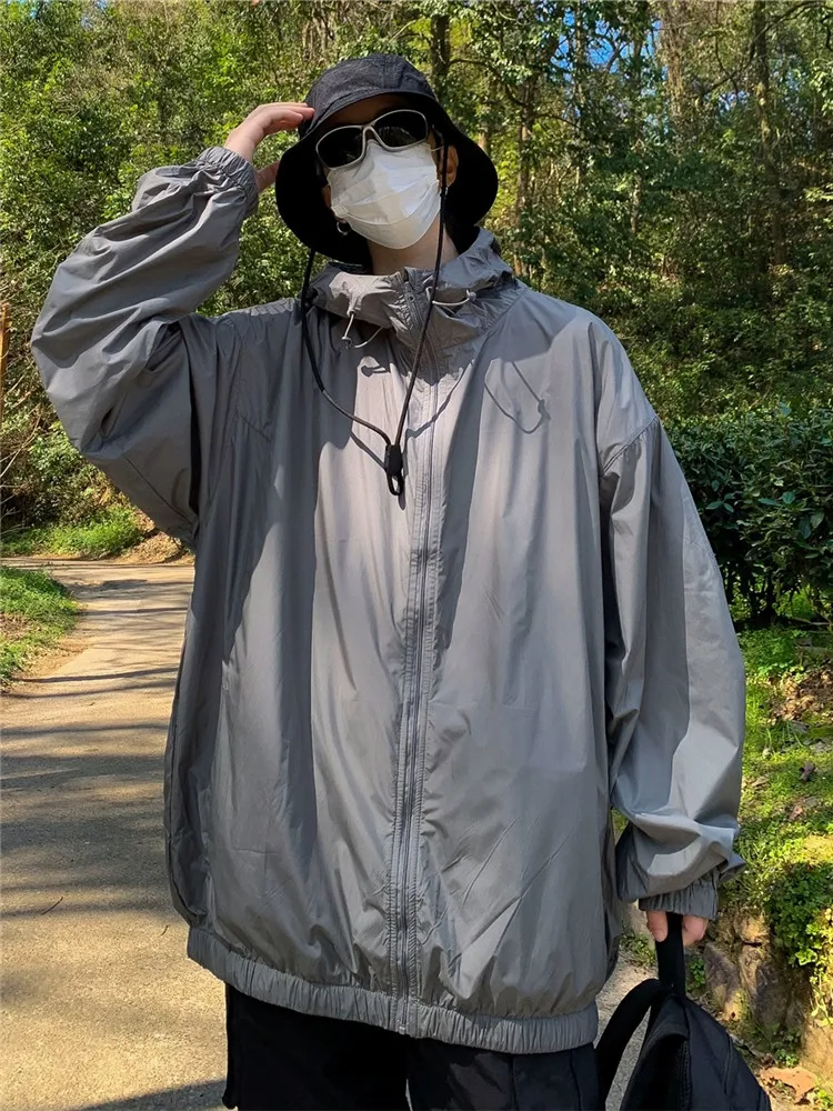 

Мужская летняя тонкая повседневная куртка-пилот для активного отдыха, защита от солнца, легкая, дышащая, модная брендовая куртка.