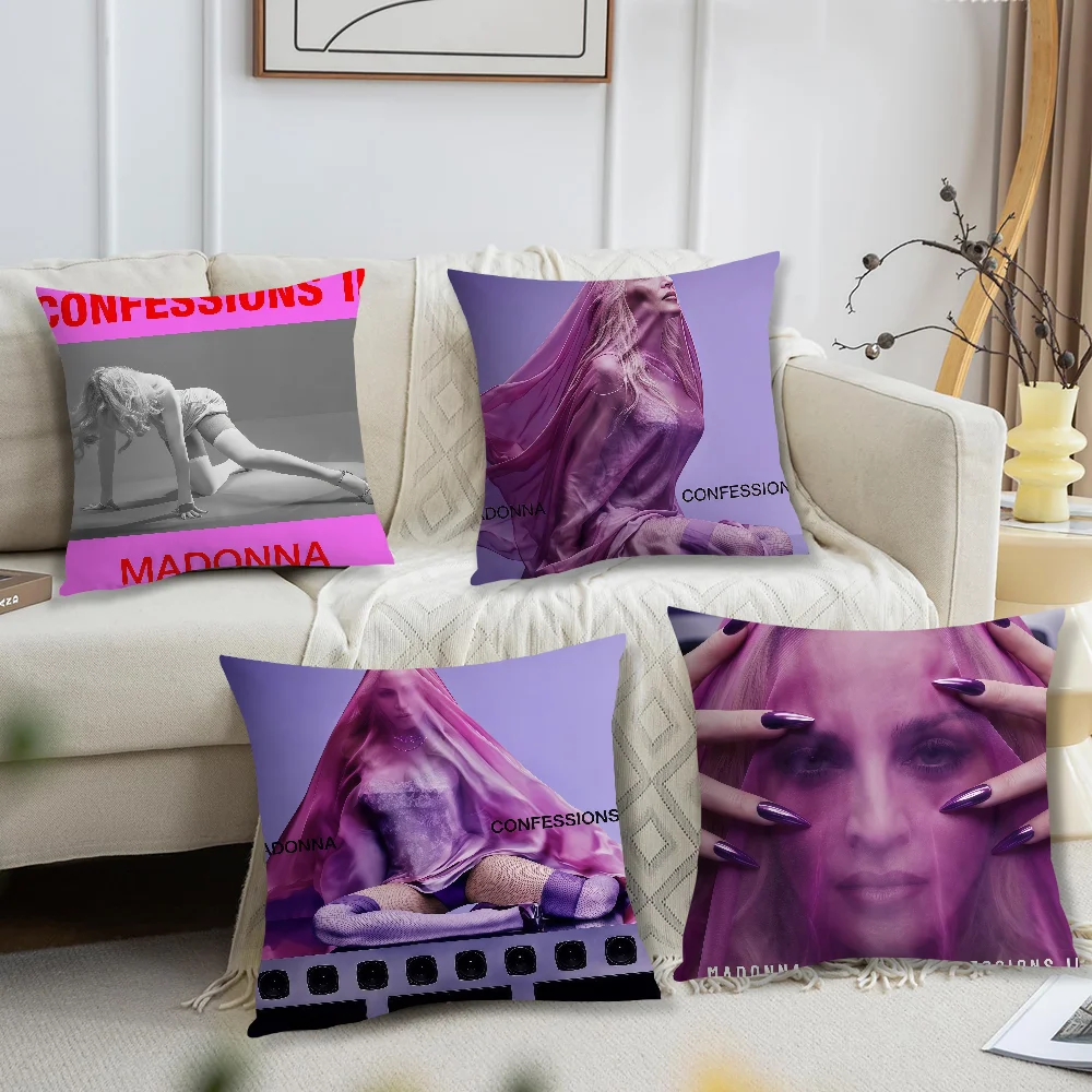 Confessions ii Singer M-Madonna-S cushion cover For Pillow Printing Sofa Decoration Home Car Room Shop Office Nordic Simplicity