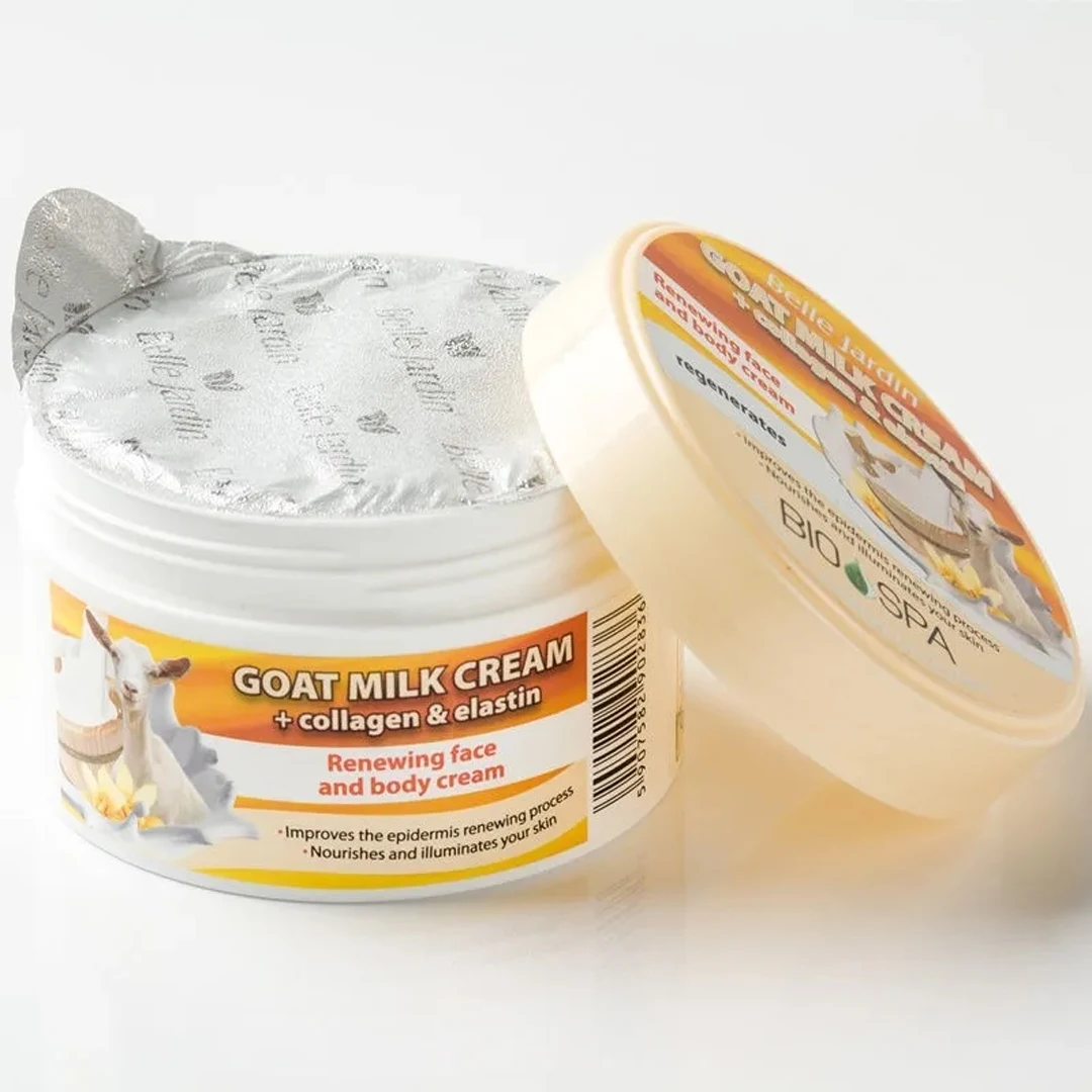 200mlX2 Belle Jardin GOAT MILK Collagen Elastin, Deep Moisturizing Anti Aging Soothing Firming Improve Drying Whitening