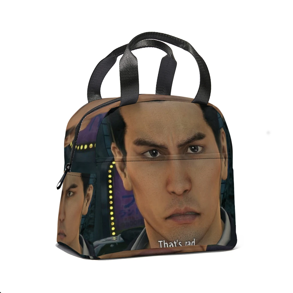 Yakuza Kiryu Dat is rad Lunchbox Vrouwen Multifunctionele Koeler Thermische Voedsel Geïsoleerde Lunch Tas Kinderen Draagbare Picknick draagtassen