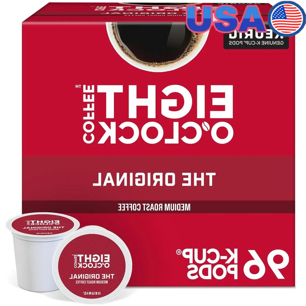 

Original Keurig Single Serve K-Cup Pods Medium Roast Coffee 96 Count Recyclable Caffeinated Pods Full Bodied Flavor