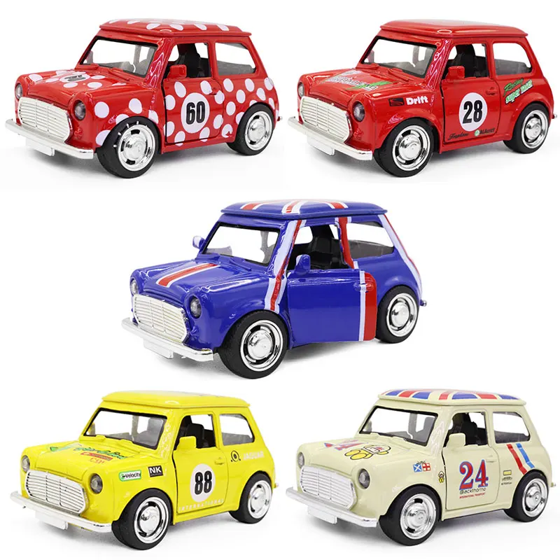 MINI alloy car model ornament puzzle toy boy birthday gift
