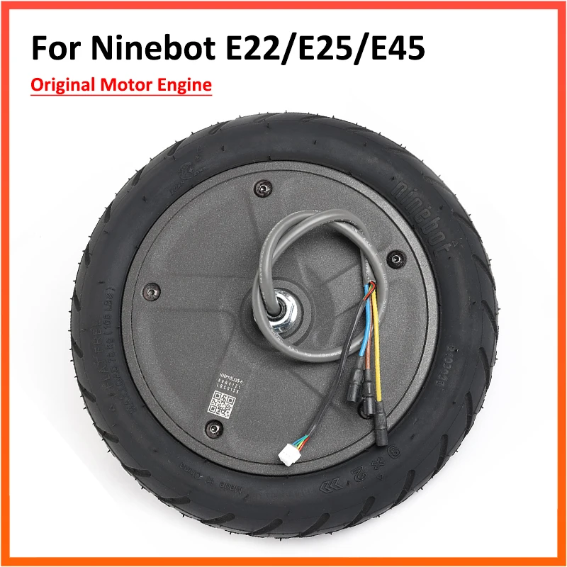 

Original 350W Motor Engine For Ninebot E22 E25 E45 Electric Scooter 9*2 Front Driving Wheel Solid Tire Replacement Parts