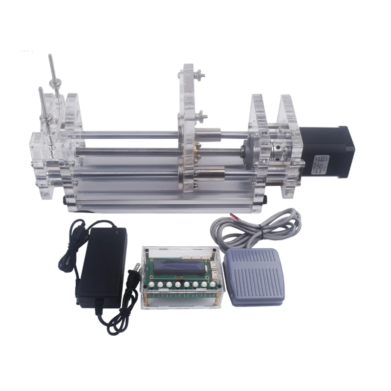 QHZS-001A سطح المكتب مضخة حقن حقنة المروحة مختبر مايكرو مضخة الغراء موزع 1 مللي ~ 150 مللي 110 فولت-220 فولت