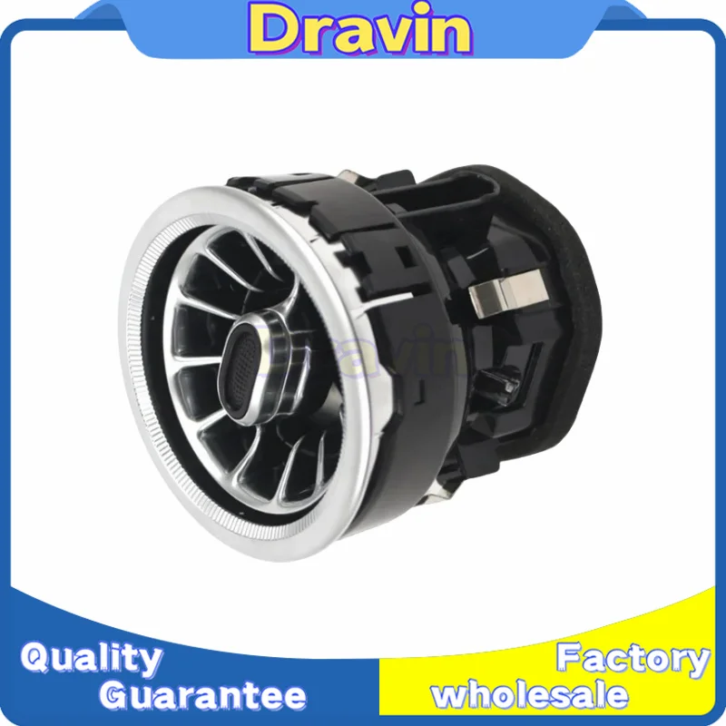 Полностью серебристый автомобильный передний интерьер, приборная панель, воздуховыпускное отверстие для кондиционера с турбонаддувом для Mercedes Benz V Class W447 Vito A4478308502