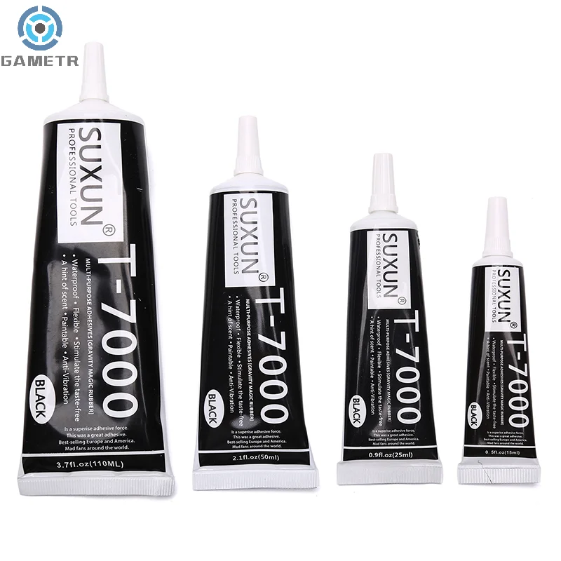 Lem T-7000 15-50ml T7000 multifungsi, lem perekat epoksi Resin perbaikan ponsel LCD layar sentuh lem Super T 7000