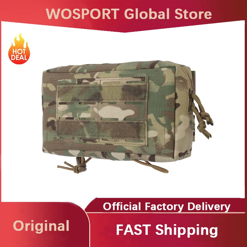 

Wosport Hunting Tactical MOLLE-Compatible GP Pouch Outdoor Hunting Accessories Durable Multifunctional Waist Pack Attachment