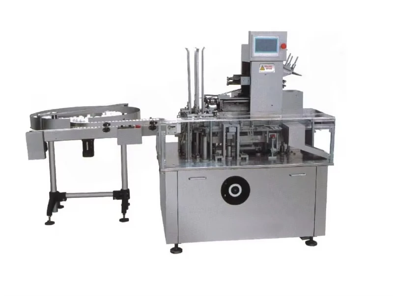Hot Sale Full Automatic Solid Bottle Carton Packaging Machine for Food Using Paper Bags Pouches Cans with PLC Motor Components
