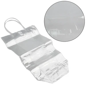 كيس النبيذ الجليد النبيذ البيرة الشمبانيا دلو زجاجة المشروبات برودة شفافة PVC دلو الثلج زجاجة النبيذ الشمبانيا برودة أفضل 10 آيس كريم بيرة محمول مبيعا - رقم 2