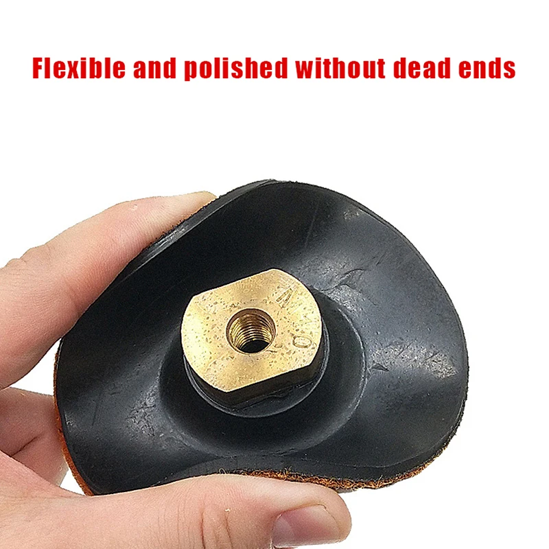 Imagem -04 - Almofada de Borracha para Rebarbadora Disco de Polimento Almofada de Rosca M10 M14 M16 1pc