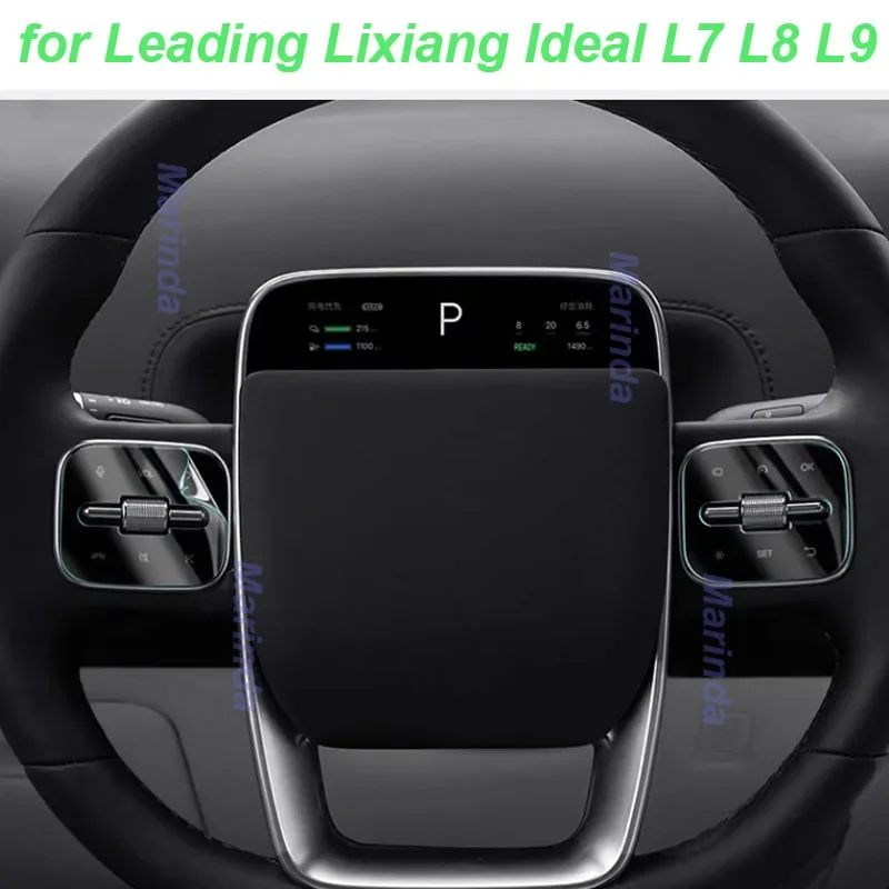 Car TPU Stickers for Lixiang Ideal L7 L8 L9 Door Handle Transparent Protective Film Center Pillar Cover Interior Accessories