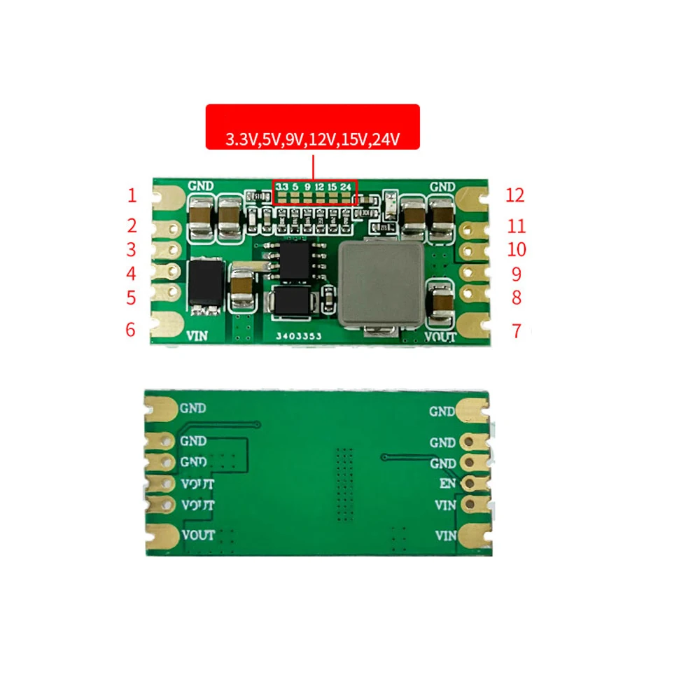 3A 5A TPS5430 TPS5450 DC -DC Buck Switching Power Supply 3.3V 5V 6V 9V 12V 15V 19V 24V Voltage Regulator F/ Audio Amplifier