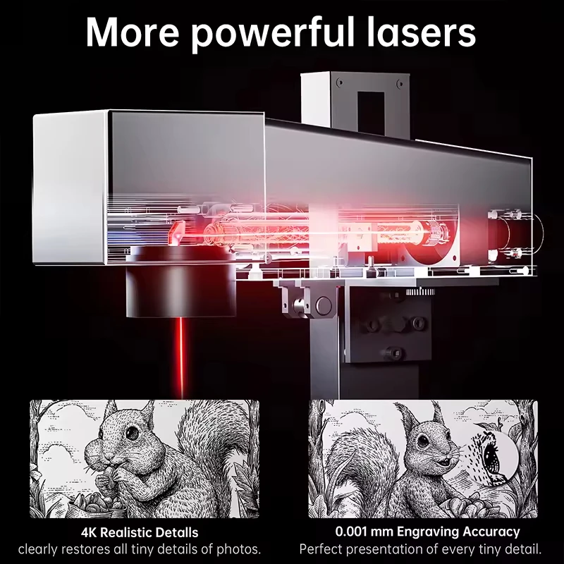 MR.CARVE DAJA M1 Red Light Plotter Printer Laser Engraving Machine Portable Fast Fiber Marking Engraver Machine Laser