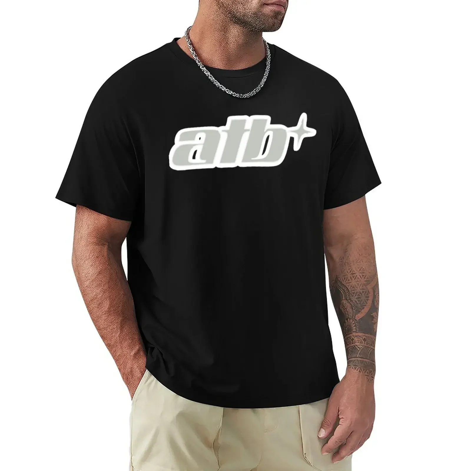 

BEST SELLING ATB Logo T-Shirt summer tops designer shirts graphics blacks black t-shirts for men