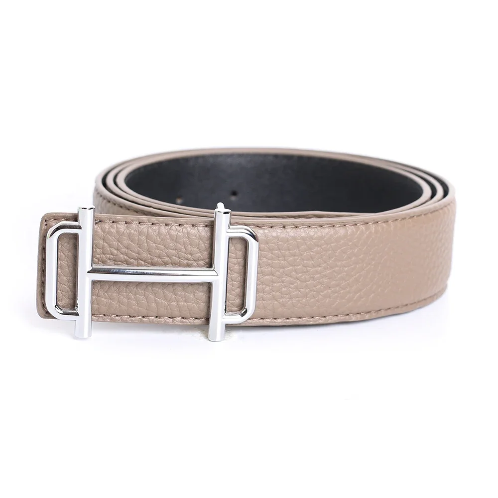 2024 Luxury Designer Pin T Buckle Belt Men High Quality Women Genuine Real Leather Dress Strap for Jeans Waistband Western Goth