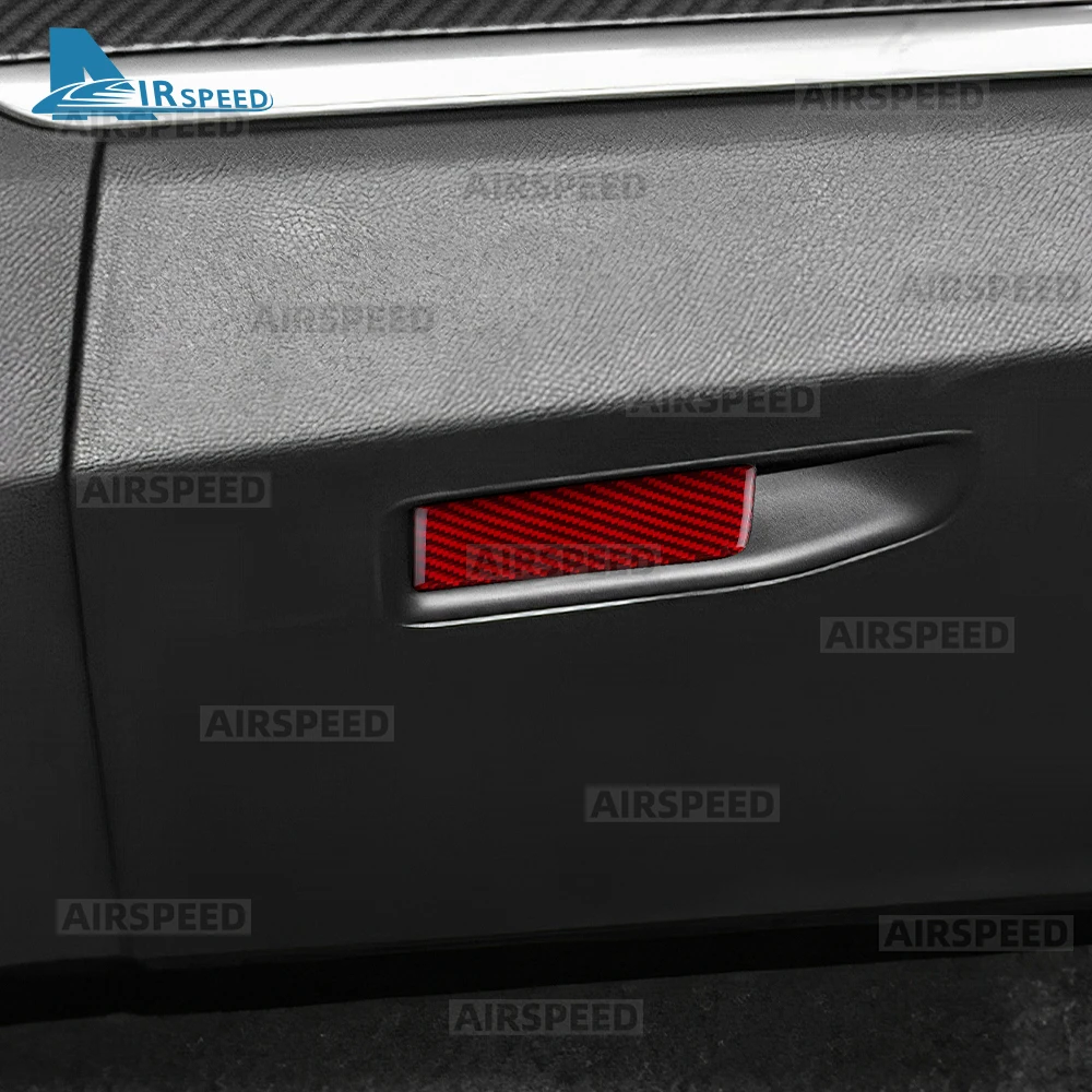 ملصق من ألياف الكربون الناعمة الحقيقية لبيجو 3008/5008 ICEV PHEV 2017 2018 2019 2020 2021 2022 2023 2024 صندوق القفازات المشترك للسيارة