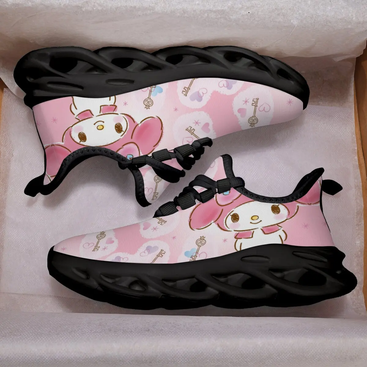 

My Melody Sneakers Children Disney Girls Pink Sneaker Boys Casual Shoes Flat Walking Shoes Non-slip Girl Lightweight Footwear