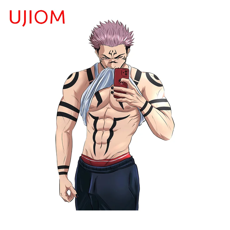 UJIOM Fancy Portable Sukuna Wall Sticker Innovative Creative Attractive Amusing Decal Ingenious Functional Decoration Chambre