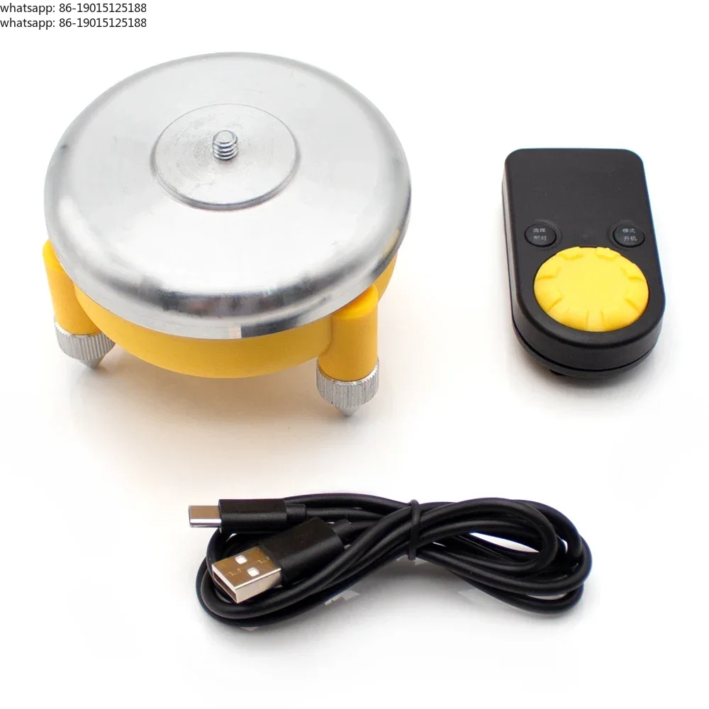 Level universal remote control electric micro adjustment 360 degree rotating base rechargeable built-in 1200mAh battery
