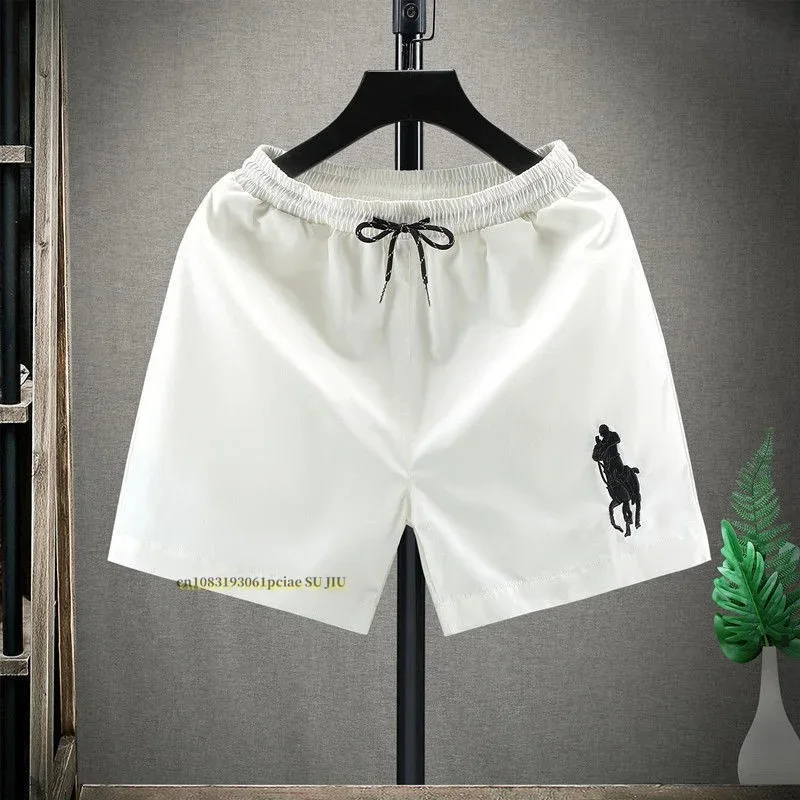 Pantalones cortos de alta calidad para hombre, pantalones cortos de verano, pantalones de punto, pantalones de playa simples de secado rápido, pantalones cortos deportivos, pantalones cortos de moda para hombre de otoño