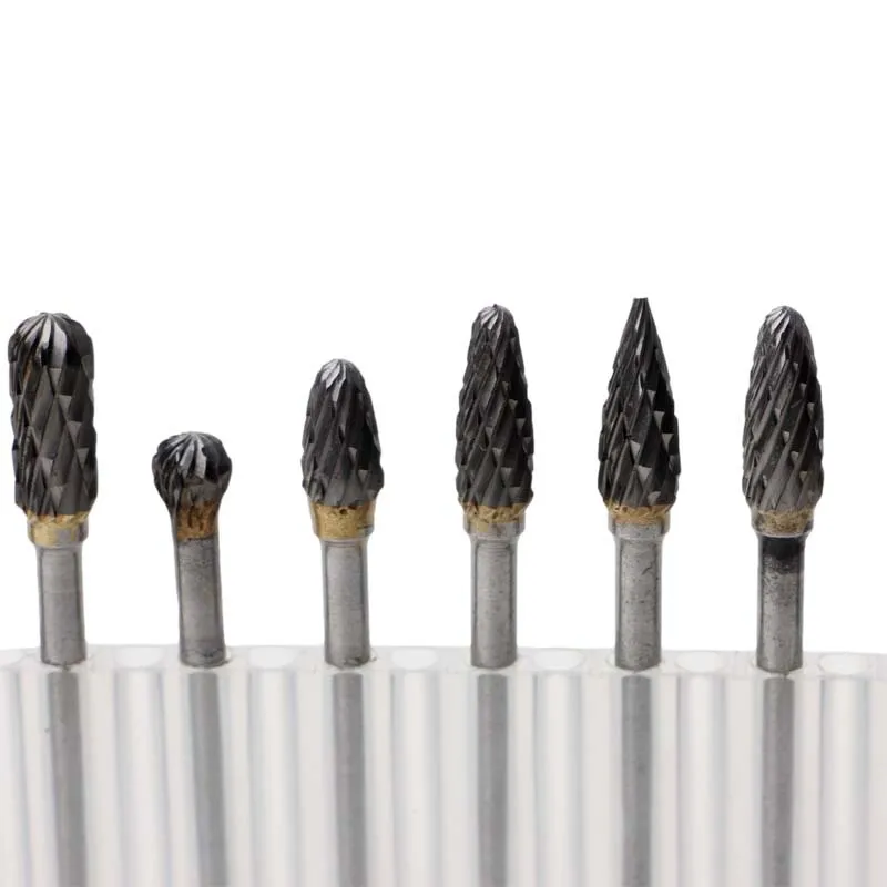 Tungsten steel carbide rotary file, electric grinding and wind grinding accessories single and double pattern