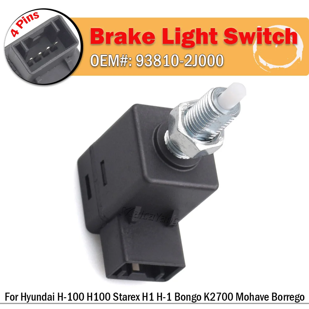 For Hyundai H-100 H100 Starex H1 H-1 Bongo K2700 Mohave Borrego Brake Lamp Switch 93810-2J000