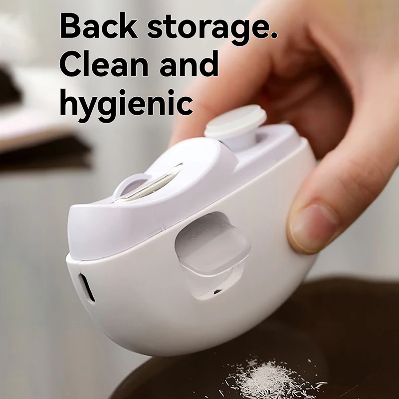 New Portable 2-in-1 Fully Automatic Nail Polisher Baby Nail Clipper Simple Trimming And Polishing Tool