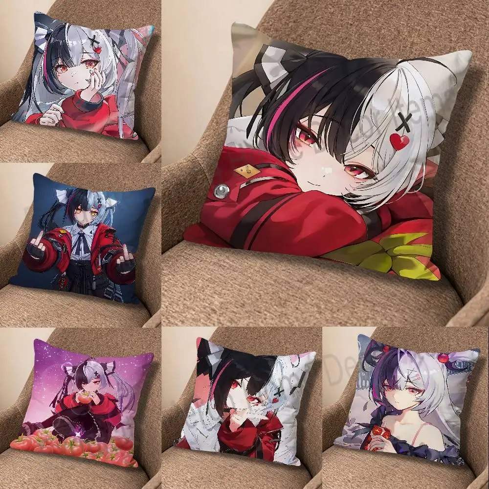 N-Neverness to Everness Lacrimosa Throw Pillow Case Decoration Bed Custom Square Pillowcase Pad Cover