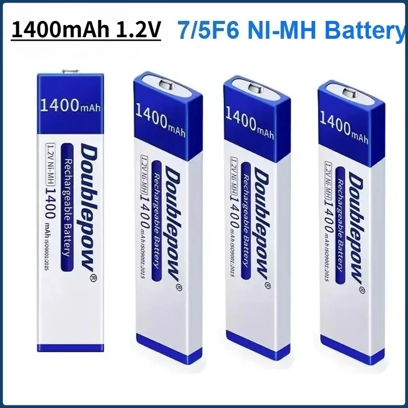 1-20PCS 1.2V 1400mAh Rechargeable Battery Prismatic 7/5 F6 NIMH Chewing Gum Gumstick Battery for Sony CD Play