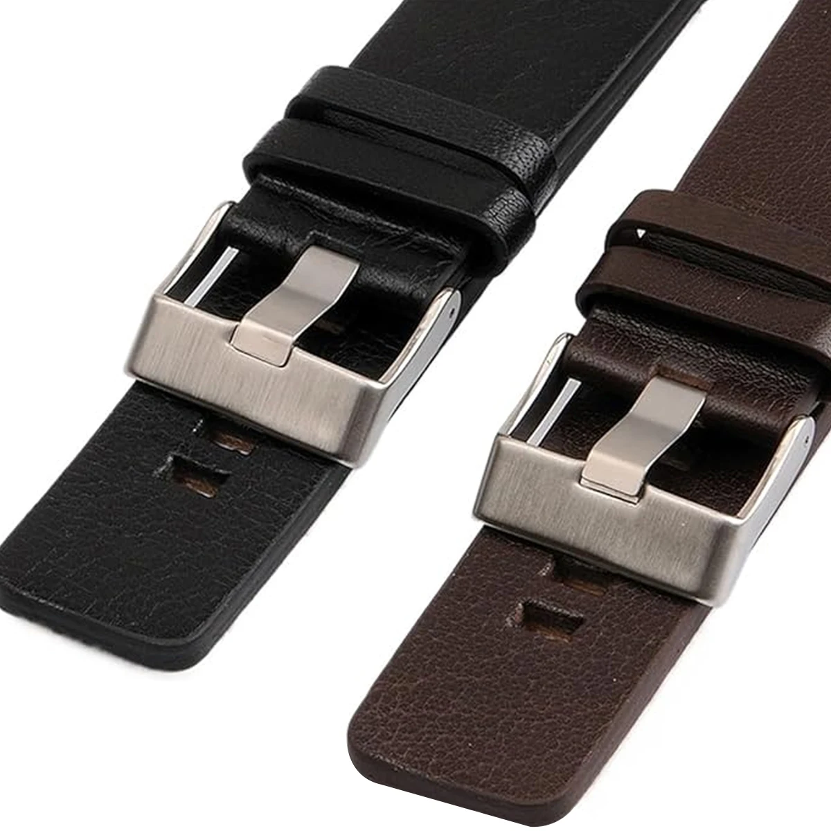 حزام جلدي لساعة سامسونج جالاكسي 8 40 مللي متر 44 مللي متر/8 كلاسيكي/الترا 2 حزام سوار لا فجوات سريعة تناسب حزام الساعات معصمه الأشرطة