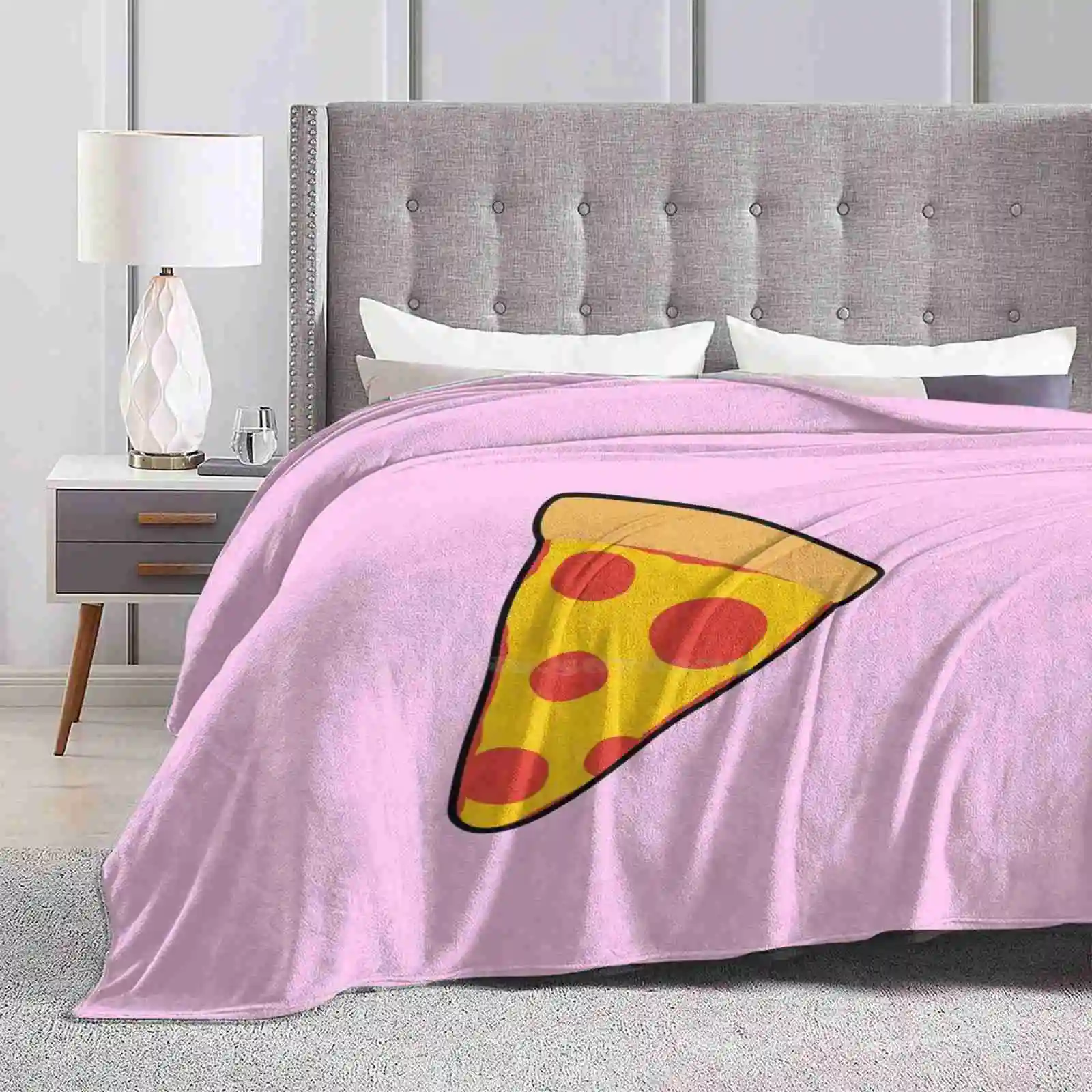 Pizza Fashion Soft Warm Throw Blanket Team Rieger Mike Singer Lukas Rieger Swag Cool Triangle Yolo Hipster Pizza Melon