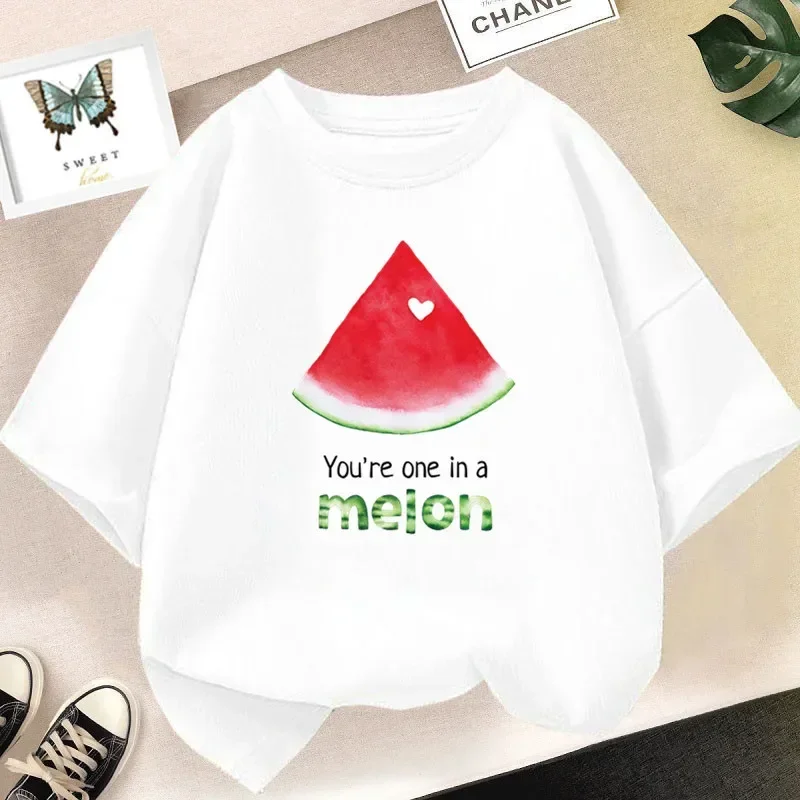 Crianças t camisa bonito limão fruta dos desenhos animados bicicleta impresso topos camiseta de manga curta gráfico verão moda menino menina roupas ca
