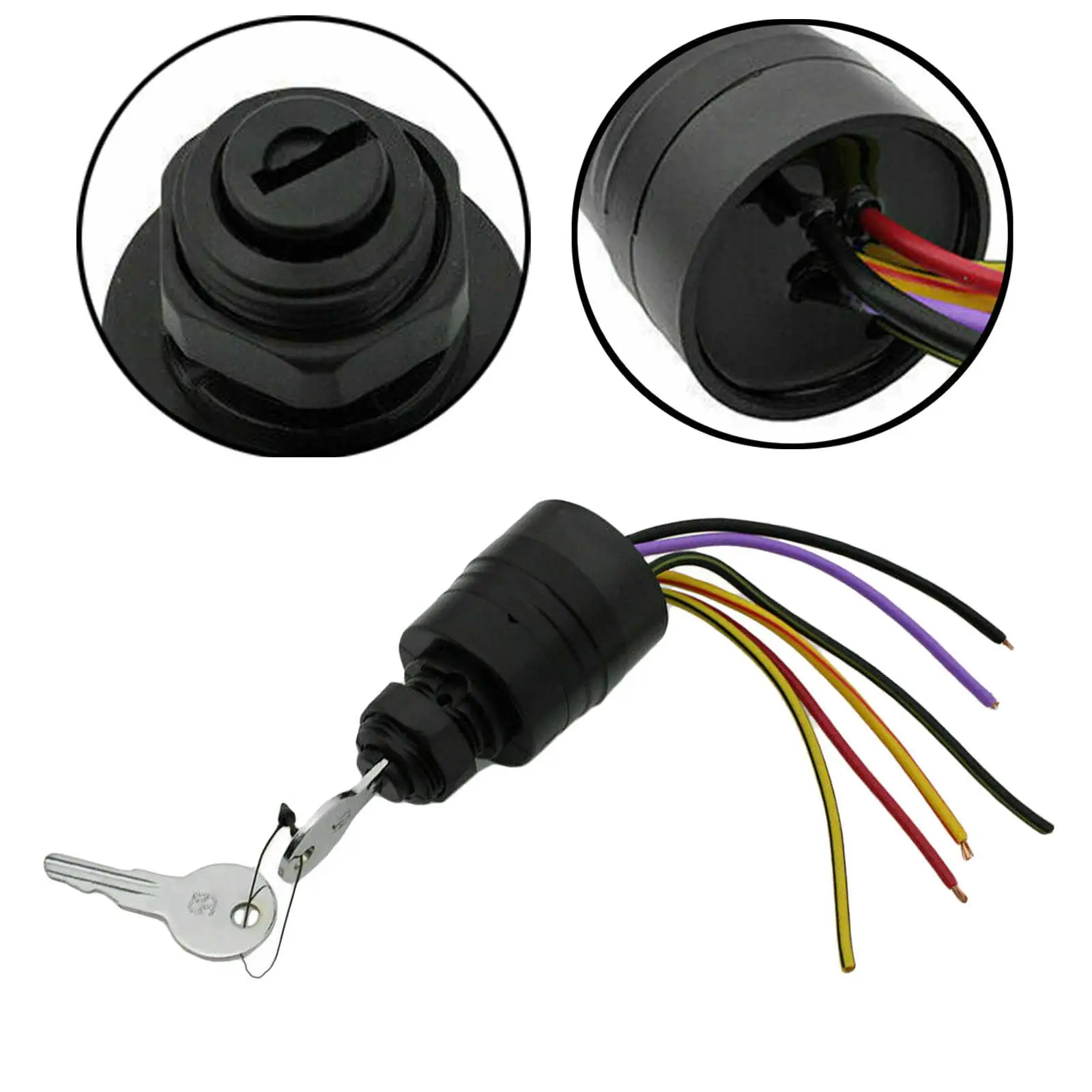 مفتاح الإشعال مع مفتاح 3 أوضاع 87-88107 يناسب جزء قارب ميركوري