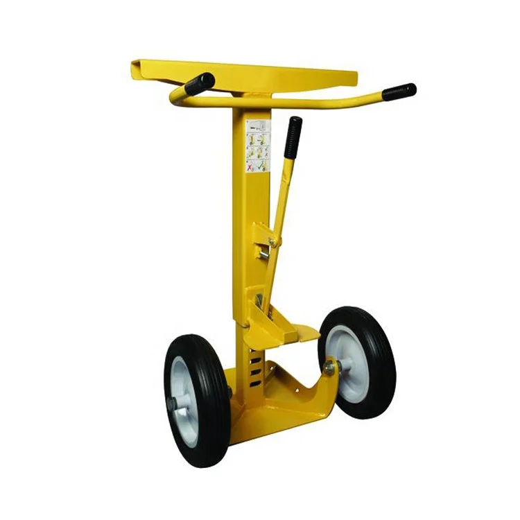 Trailer Stabilizer Jack,100,000 lbs Static Capacity, Gas Activated Height Adjustment Method/Automatic Stand Plus Stabilizer Jack