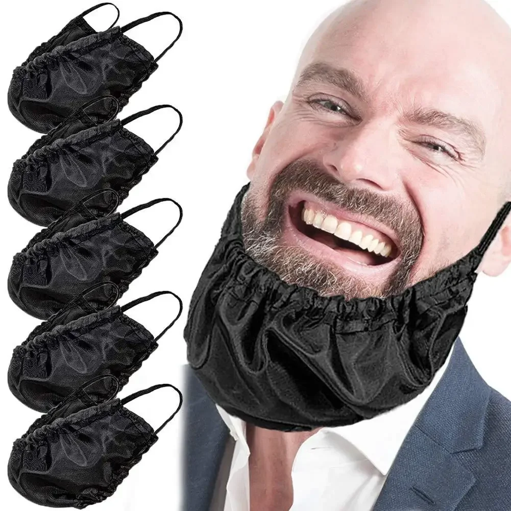 Anti Dirty Beard Cover Facial Beard-Bibs Adjustable Oil-Proof Facial Beard Protection Beard Turban Shaping Styling Tools For Men