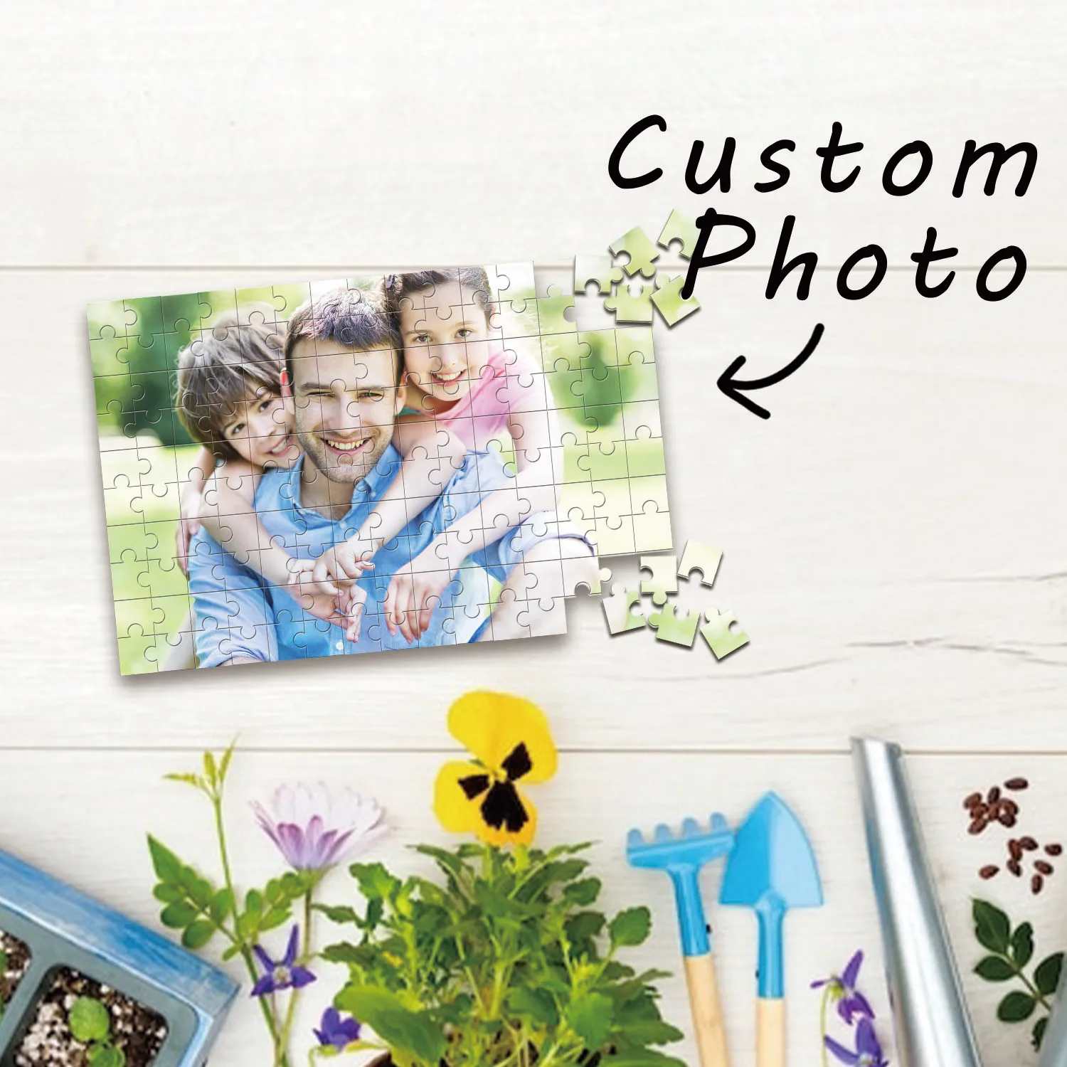 35/150/300/500/1000pcs cool family Custom Photo Personalised Decompression Puzzles Jigsaw puzzle Custom Puzzles in Photos