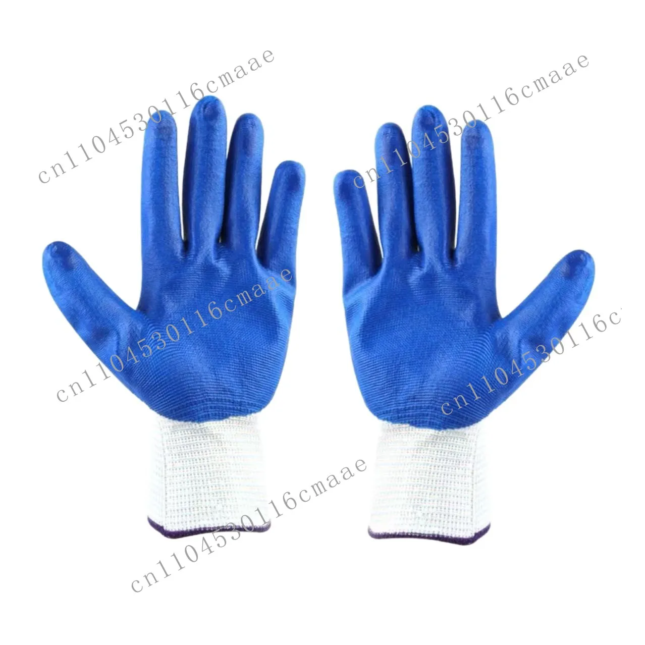 Suitable for dipped labor insurance gloves, wear-resistant and wordless industrial thickened rubber gloves