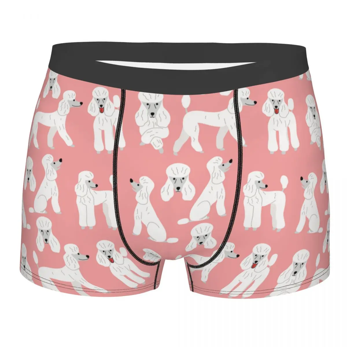 

Men Poodle Boxer Briefs Shorts Panties Soft Underwear Gift for Animal Dog Lover Homme Novelty S-XXL Underpants