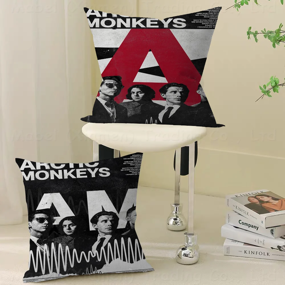 

Arctic Monkeys Rock BandCushion Cover Inches Farmhouse Decor Home Throw Pillow Covers For Couch Decorations