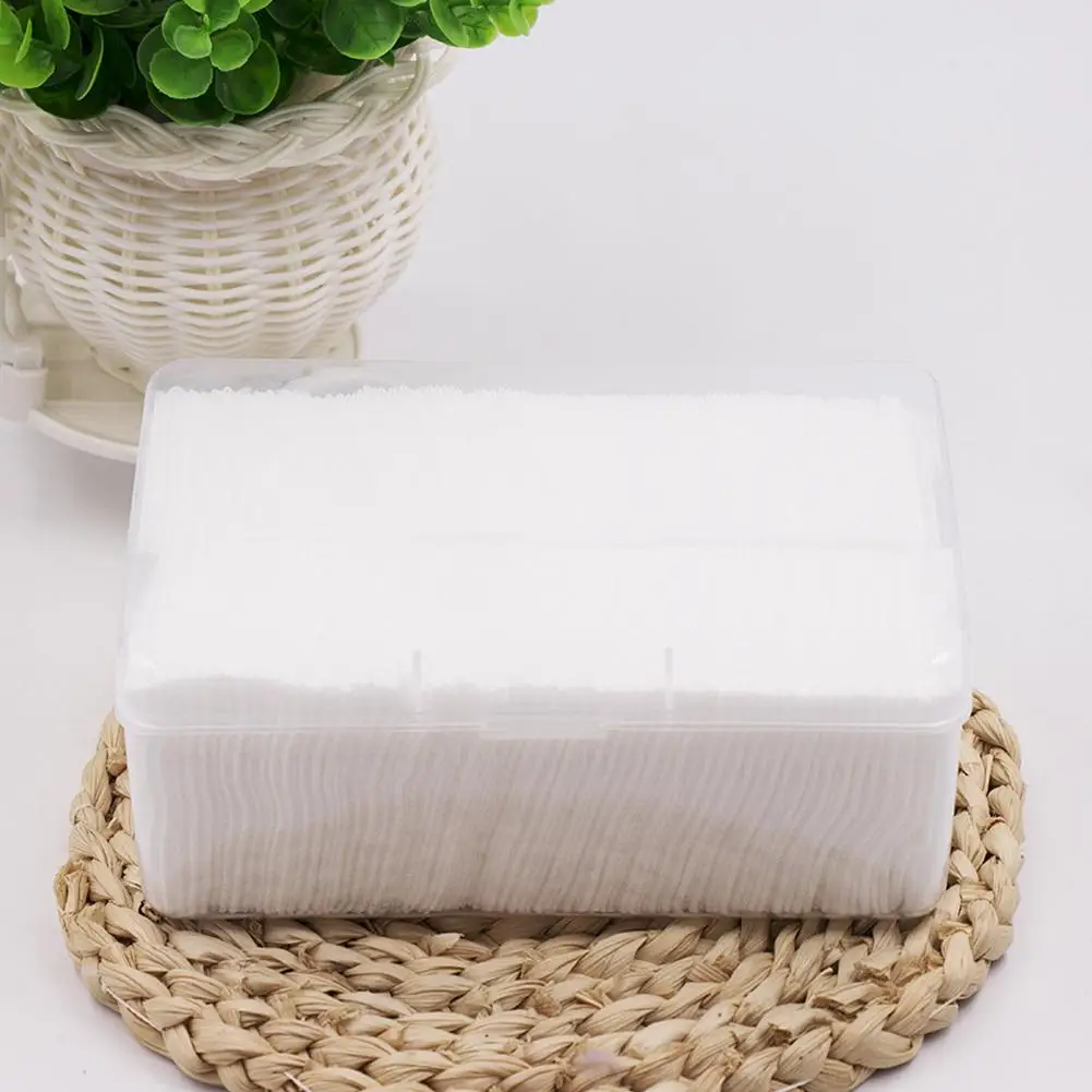 600PCS 일회용 메이크업 코튼 물티슈 소프트 리무버 패드 페이셜 클렌징 페이퍼 와이프 화장품 패드