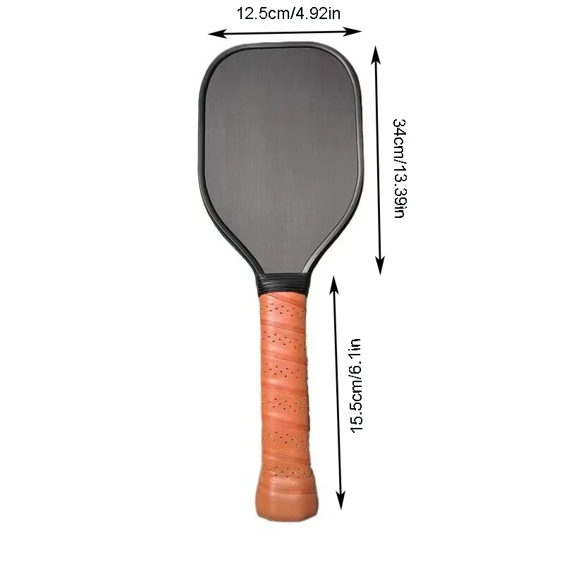 1pc  Dessert Training: Pickle Ball, Carbon Fiber Matte Dessert, Pickle Racquet Club Recommended Use