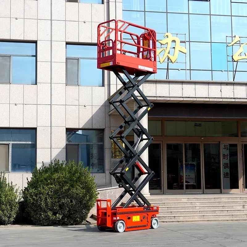 Outdoor Mobile Lifting Platform for Steel Structure Scissor Lift 10M Hydraulic Scissor Hoist Lift Kit Factory for Sale